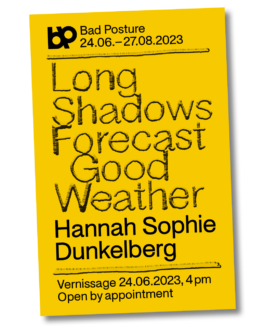 Bad Posture Art Space